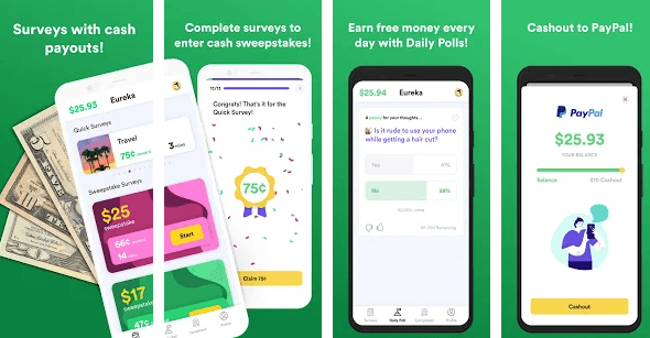 Eureka Surveys app for iOS and Android