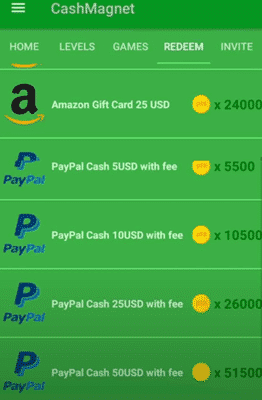 CashMagnet rewards