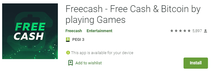 Freecash mobile app