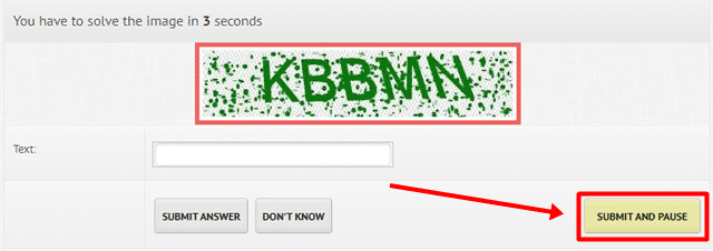 Captcha typing on MegaTypers
