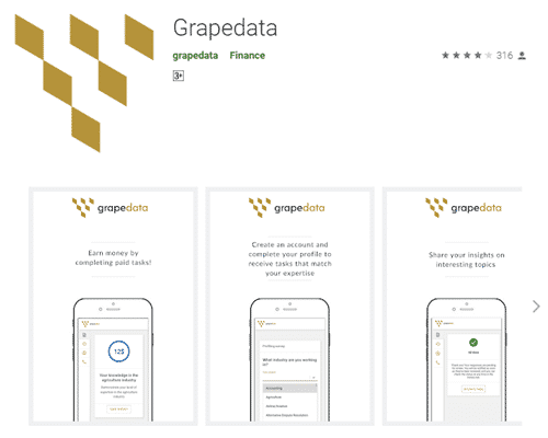 GrapeData mobile app