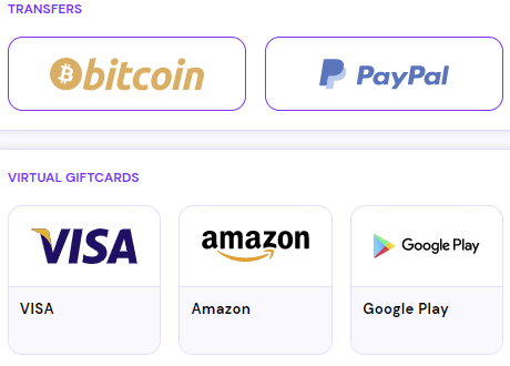 Pawns payment methods