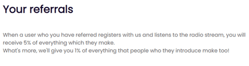 Referral program of Cash4minutes