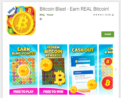 Bitcoin Blast app for Android and iOS