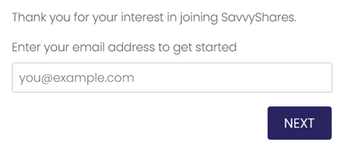 SavvyShares registration