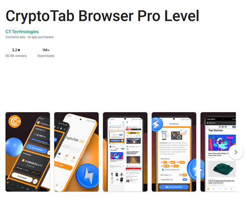 CryptoTab Android app