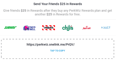 PerkWiz referral program