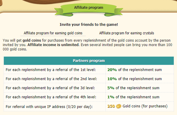 Golden Farm affiliate program
