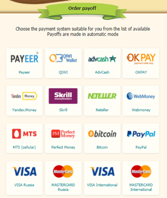 Golden Farm payment options
