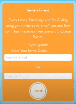 The Givling referral program