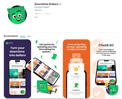 Downtime Dollars app for Android and iOS