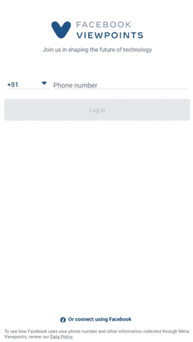 How to sign up on Facebook Viewpoints