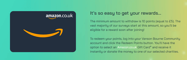 Vanson Bourne Community reward options