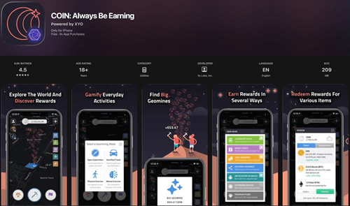 COIN app in the App Store
