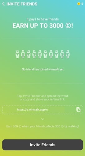 WinWalk referral program