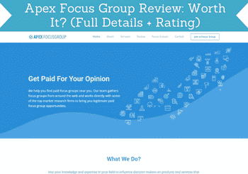 apex focus group review header