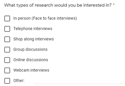 Types of research on Recruit and Field
