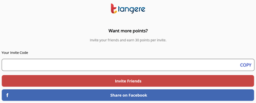 Tangere referral program
