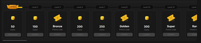 Freeward achievement level bonus