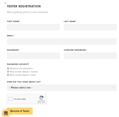 Conversion Crimes sign-up form