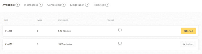 Practice tests in the Conversion Crimes dashboard