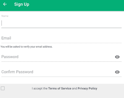Survey Pay sign-up form