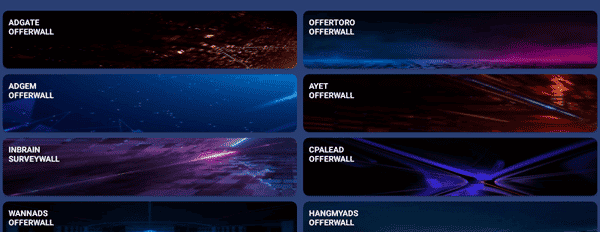 Rewardr offerwalls
