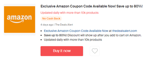 Free and paid coupons on FatCoupon