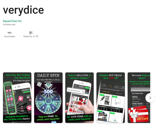 VeryDice app for Android