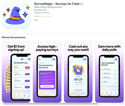 SurveyMagic app for Android and iOS