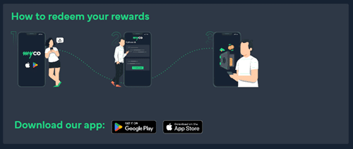MyCo wallet in the app