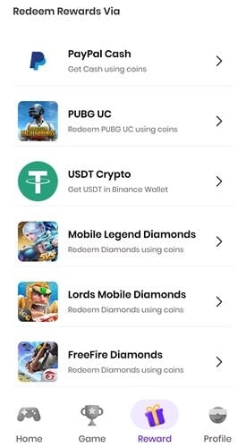 mGamer payment methods