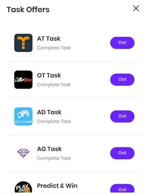 mGamer task offers