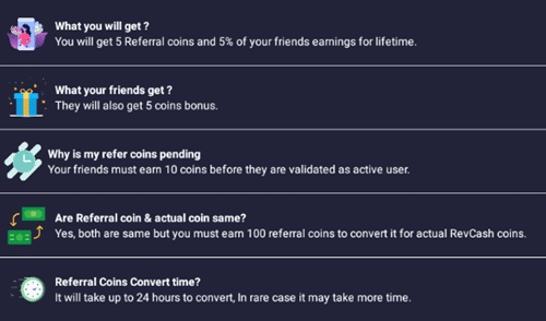 RevCash referral program