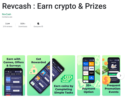 RevCash app on Google Play