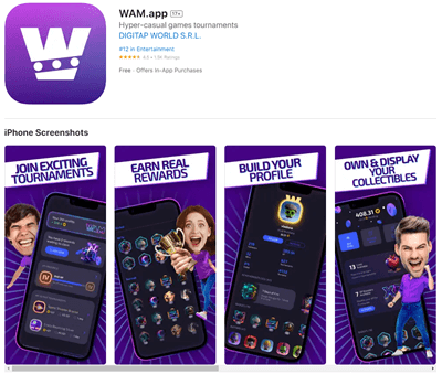 WAM app for Android and iOS
