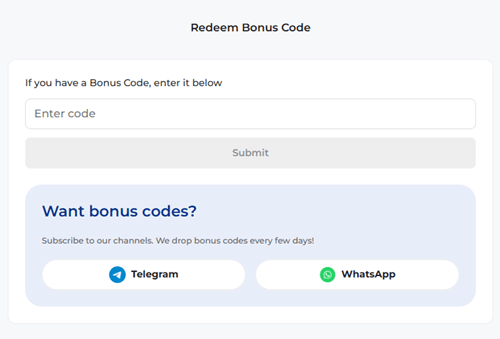 Bonus codes of Prime Opinion