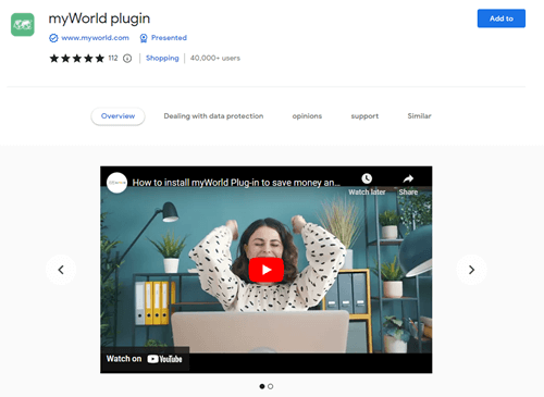 myWorld browser plugin