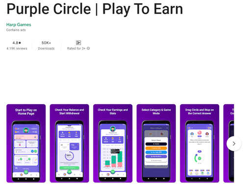 The Purple Circle app