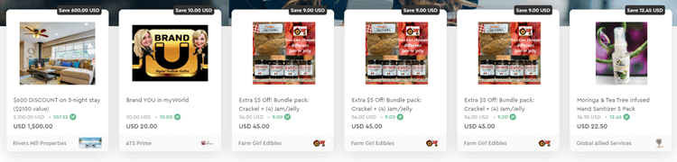 Redeeming shopping points on myWorld