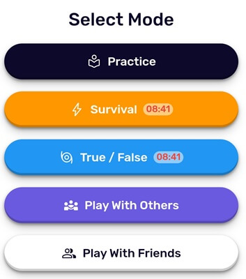 Purple Circle trivia game modes