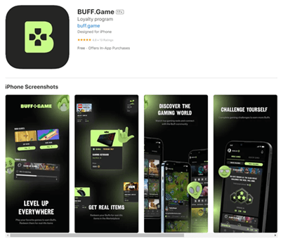 Buff app for Android and iOS