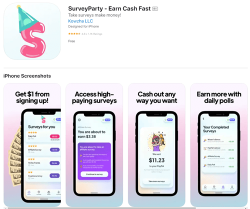 SurveyParty app for Android and iOS