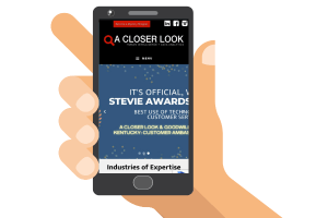 A Closer Look on a mobile phone