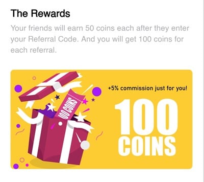 Reward Time referral program