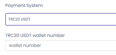 Traffmonetizer payout option