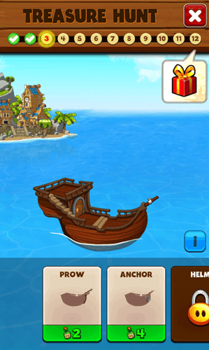 Building your ship on Prize Blast