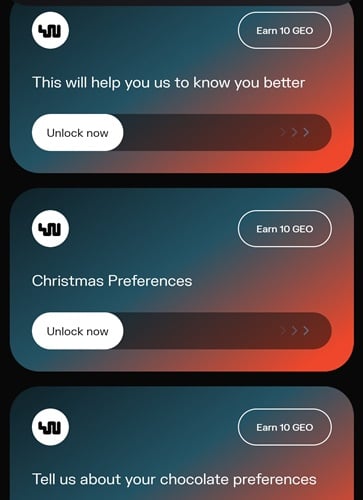 Surveys in the Wallace app