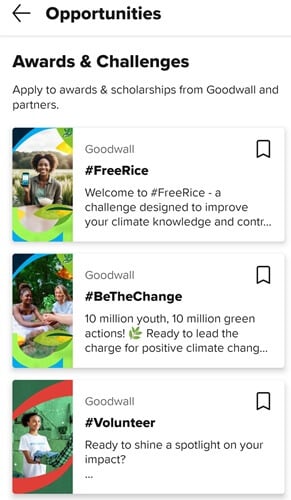 Challenges in the Goodwall app