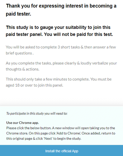 How to apply as a Loop11 tester